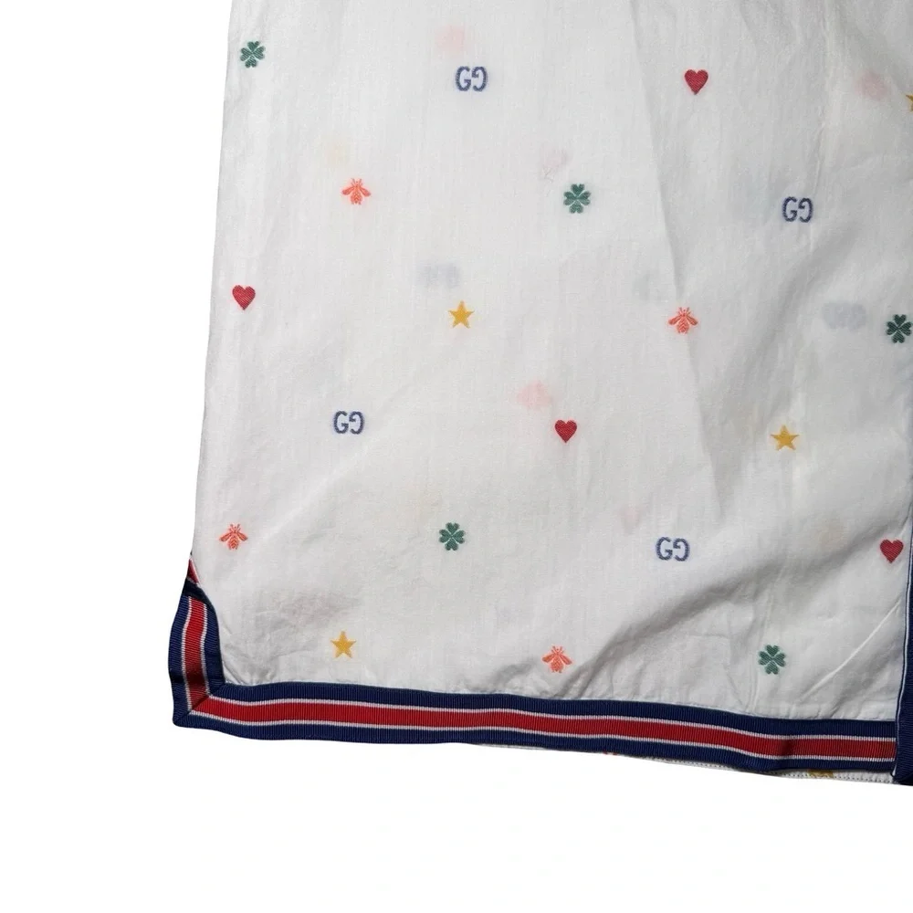 Gucci Fil Coupe Multi Symbol Bowling Shirt